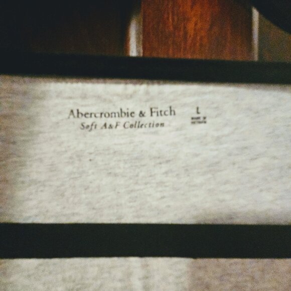 A&F Gray Bodysuit Scoop Neck Large - Picture 3 of 3